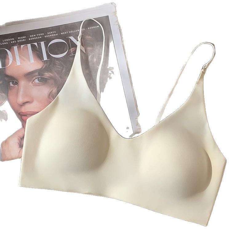 Naked feeling invisible skin-friendly small breasts gather non-marking liquid foundation, cross beautiful back, close sub-breasts, anti-sagging bra