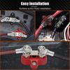 Terminal Block Studs M8 Positive Negative Heavy Duty Bus Bar 5/16" Power Distribution Stud For Camping Rv Truck Boat