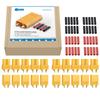 AUTOUTLET XT30 Connectors, 20PCS, 10 Pairs, Male & Female XT30 Connector Plugs with Heat Shrink Tubing for RC Cars, Boats, and LiPos