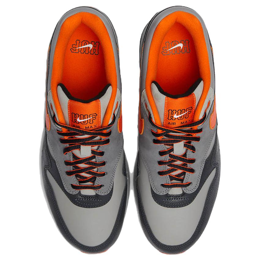 HUF x Nike Air Max 1 SP Naranja Zapatillas Unisex Gris Antracita Naranja Brillante HF3713-001