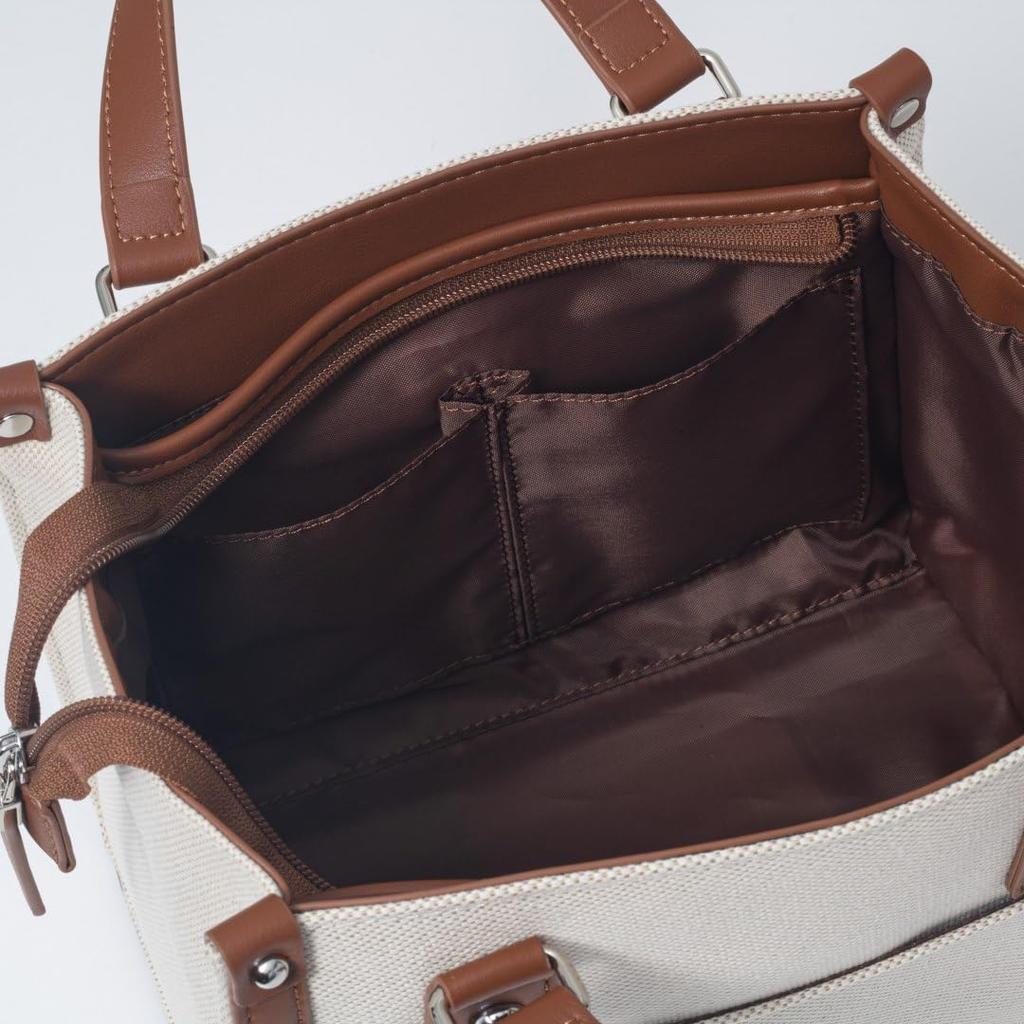 JILL STUART 2-Way Handbag [Panel] Women's Brand Logo Daily Casual JSLH5AH2 Camel