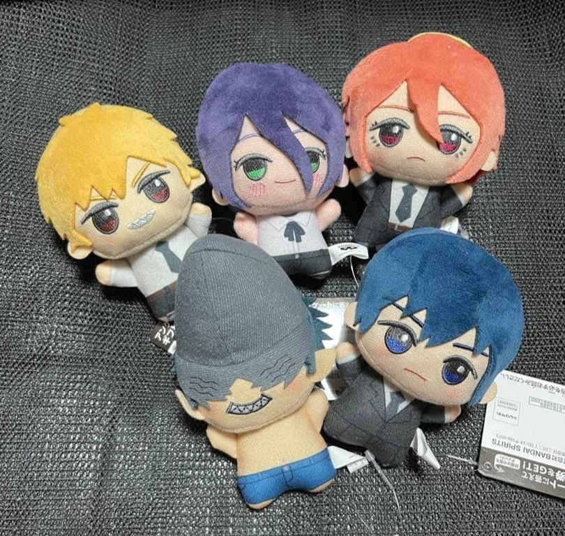 Chainsaw Man Movie Reze Arc Chibigurumi Plush Denji Aki Angel Beam Set 5