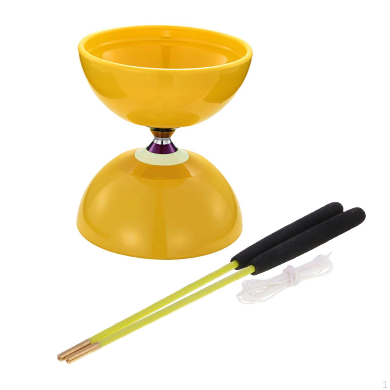 

Classic Diabolo Toy Set with Sticks for Beginners and Community Events жовтий