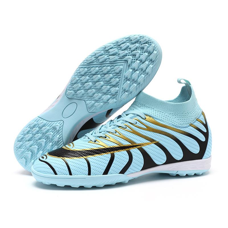 Football Shoes Men's and Women's TF Broken Nails Competition Sports Training Shoes Youth Students Ground Spikes Running Shoes