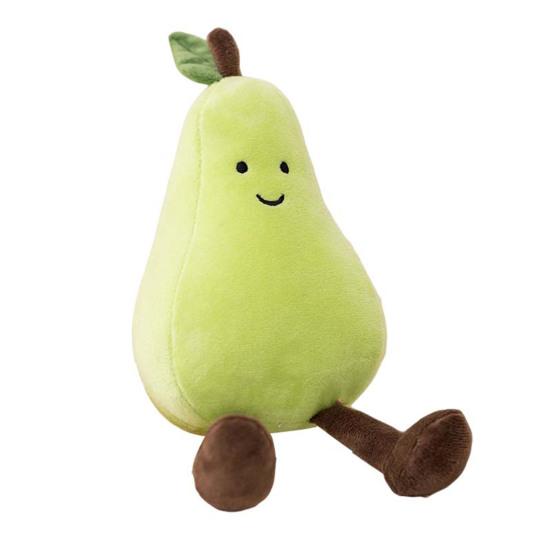 Fruit Plush Toy Lovely Banana Peach Pear Eggplant Cartoon Doll Plushies Ornament Soft Fruit Stuffed Doll Party Home Table Decoration Creative Gifts