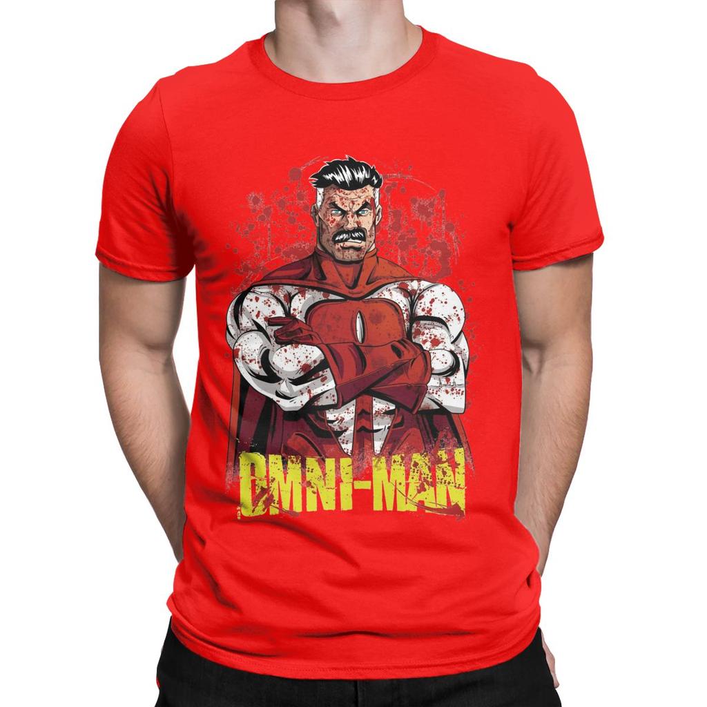 Invincible Comic T Shirt Men Cotton Fun T-Shirts Round Collar Tees Short Sleeve Tops Summer
