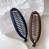 Japanese & Korean Fishtail Banana Clip - Vertical Updo Hair Accessory for Thick Hair