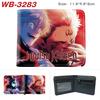 Jujutsu Kaisen Anime Wallet Gojo Satoru Yuji Itadori Print Short Bifold Card Holder Coin Purse PU Leather for Men Women 1pcs