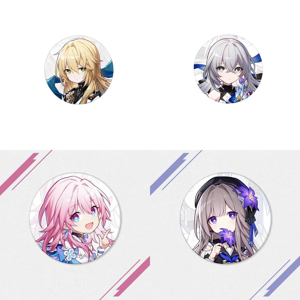 Honkai Star Rail Character Badges Perfect For Cosplay And Gaming Fans
