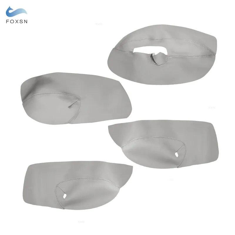 Tylko 4 drzwi miękka skórzana pokrywa podłokietnika na drzwiach do VW Golf 4 MK4 Bora Jetta 1999 - 2005 podłokietnik na drzwiach samochodu Panel skórzany pokrowiec tapicerka