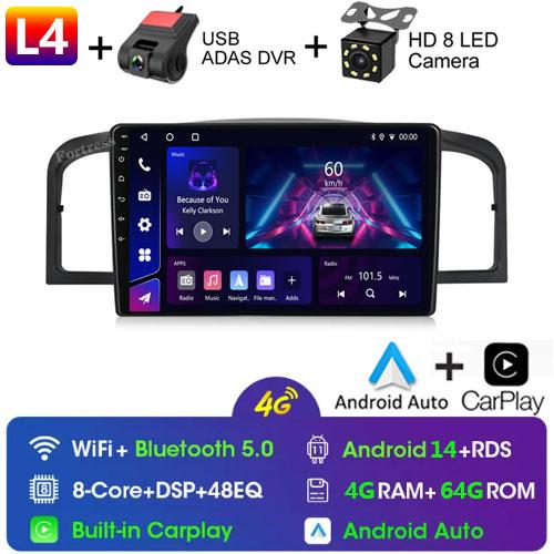 Android 13 For Lifan 620 / Solano Navigation GPS 4G WIFI Car Radio Multimedia Stereo Video Player Carplay Auto 360 Camera QLED