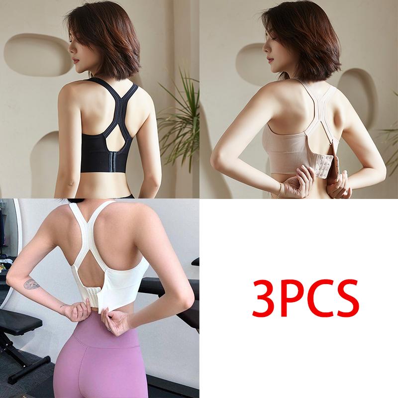 Women Sports Bra Workout Push Up Seamless Sexy Fast Dry Yoga Fitness Removeable Pads Shockproof Running Wire Free X Shape Back