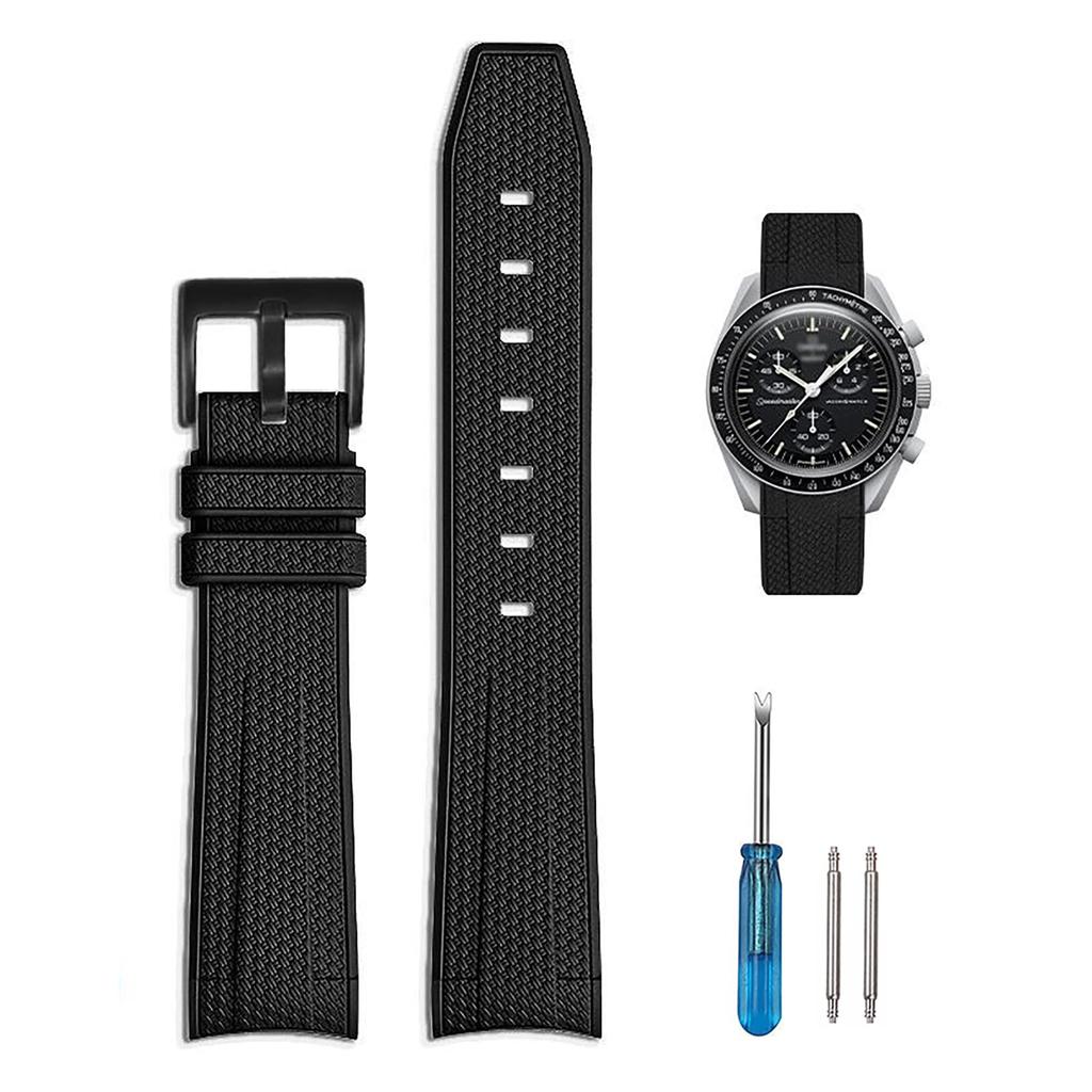 Ylfcly 20mm Silicone Watch Strap for Omega x Swatch with Tools Direct from Japan