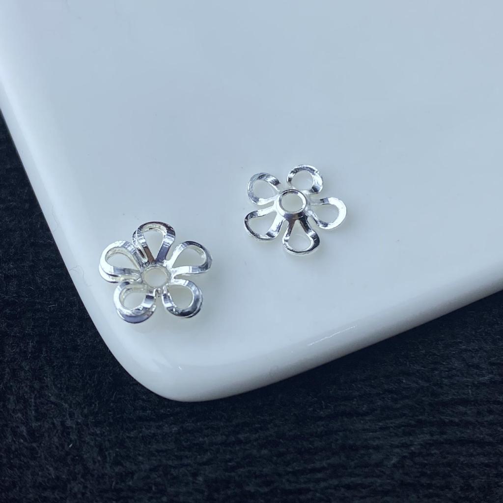 Five-Petal Flower Calyx Crystal Beads for DIY Jewelry and Accessories