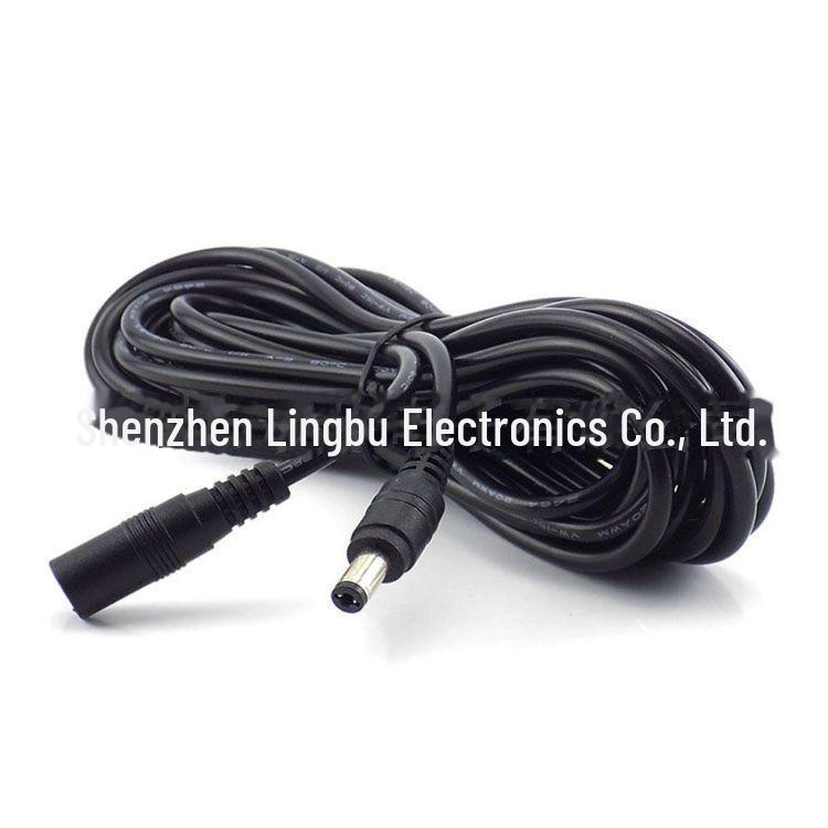 

Сумісний з EZVIZ Hikvision 12V Мідний DC5.5*2.1мм Кабель живлення Подовжувач тато-мама. 0.3mm² Male to Female (0.3m)