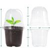 10/5x Seed Plant Nursery Pots Elegant Plastic Easy Use Plant Contai Mini Flowerpot Inside Succulents Gardening Supplies Planters