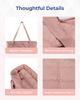 BAGSMART Large Capacity Tote Bag for Women, Travel Bag, Shoulder Bag, Diaper Bag, Commuter Bag, School Bag
