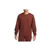 Nike Sweatshirts Men's Brown Crew Neck Moderate Other DV9974-231