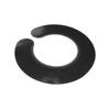 Hair Cutting Collar Strong Toughness Easy Clean Waterproof Comfortable Soft Hair Dyeing ShawlBlack