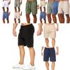 Bequeme Sommer-Herrenshorts mit feuchtigkeitsableitendem Stoff für Yoga und Fitness