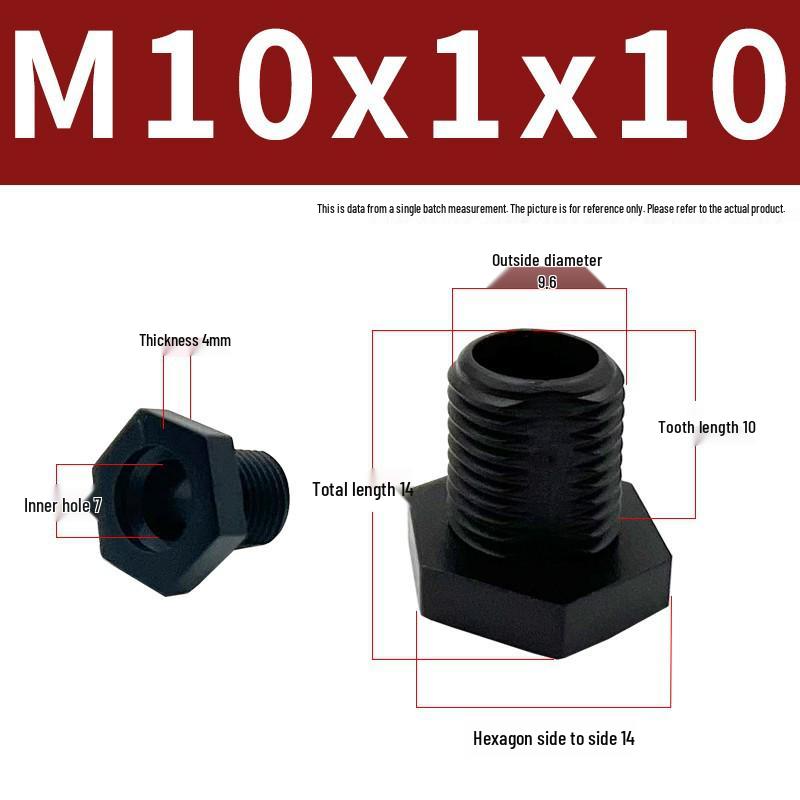 Transparent Acrylic Hexagon T-Type M10 Plastic Lamp Screw