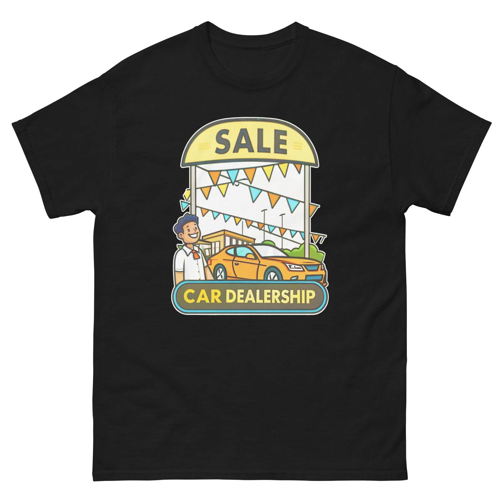 Car Dealership Everyday Location Building Place T-Shirt 4XL