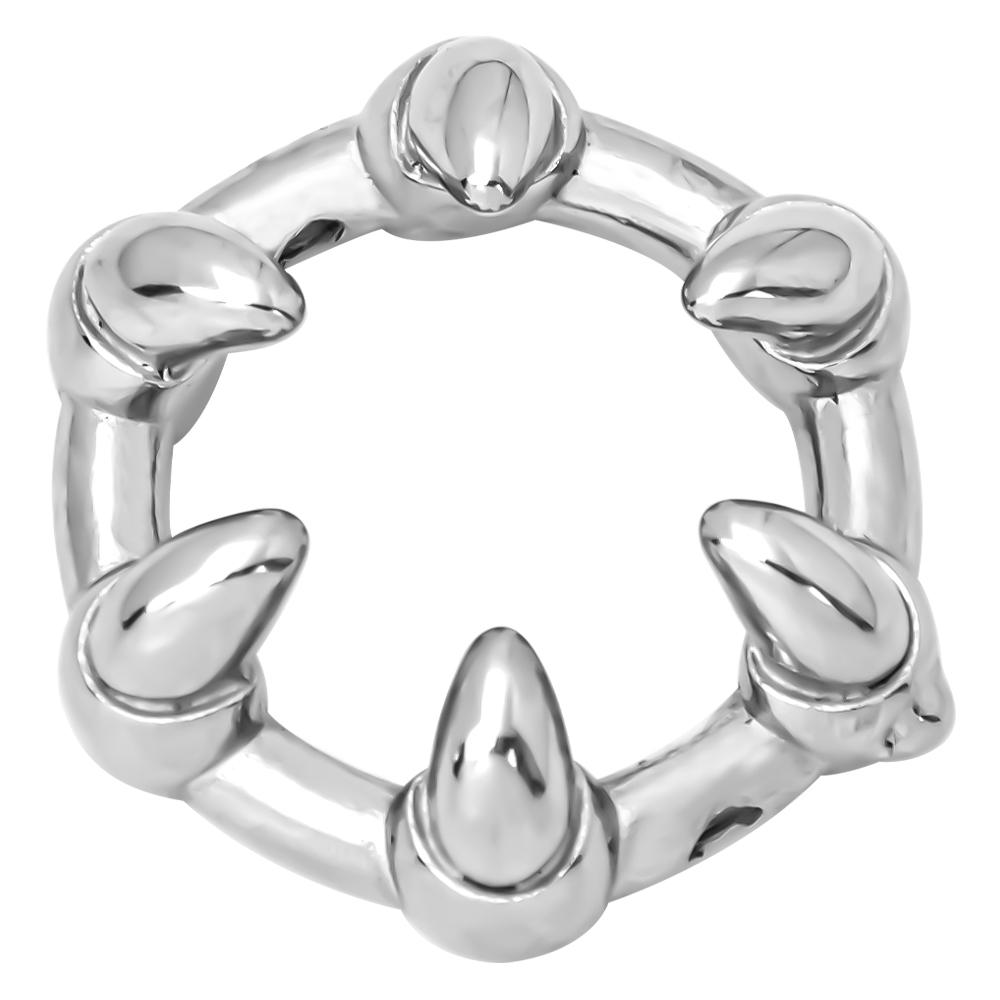 QKKQ Ring Shaped Nipple Clamps Skin Friendly Metal Clamps Breast Clips Strapon Steel Chain BDSM Breast Bondage Nipple Clips