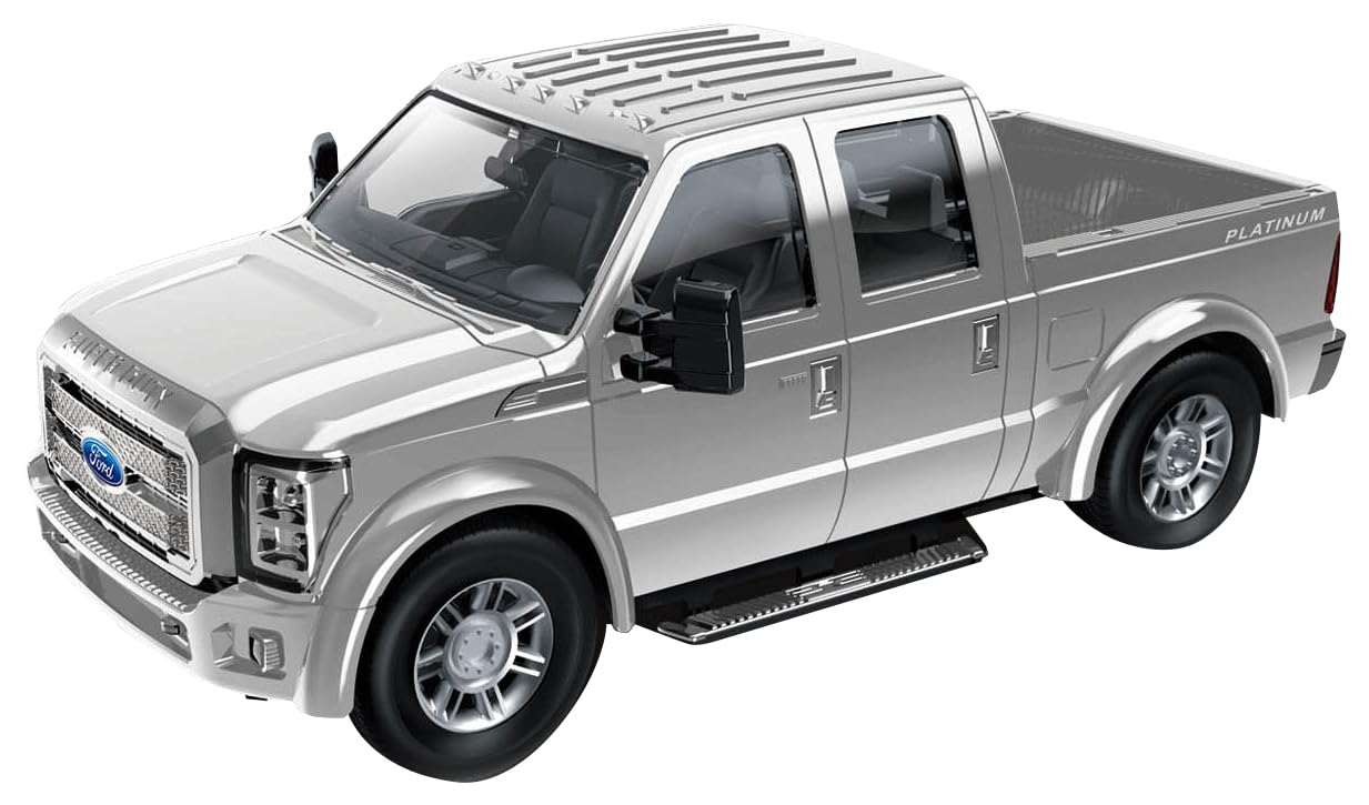 

Doyusha 2.4GHz 1/28 Scale F-350 Super Duty Platinum Silver Electric Radio Control Model Kit 630678