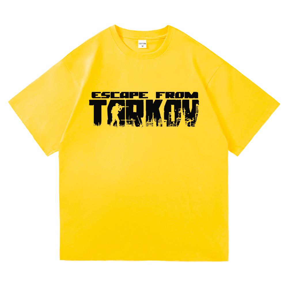 2025 Hot Game Escape From Tarkov TShirt Fashion Menwomen Clothing Harajuku High Quality Tops Cotton TShirts Vintage Male Tees