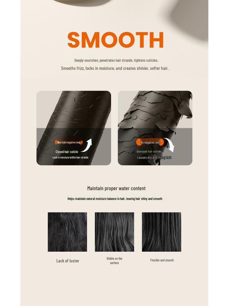 Dual-Use Hair Straightener & Curler: Gentle Styling Tool for Bangs