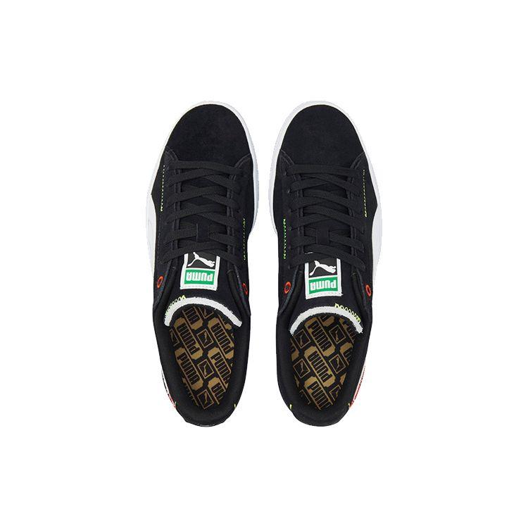 Puma Suede Displaced - Black Harbor Mist Unisex Sneakers White 382875-05