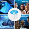 Ocean Wave Starry Sky Projector: Colorful Sleep Aid & Atmosphere Light with Speaker