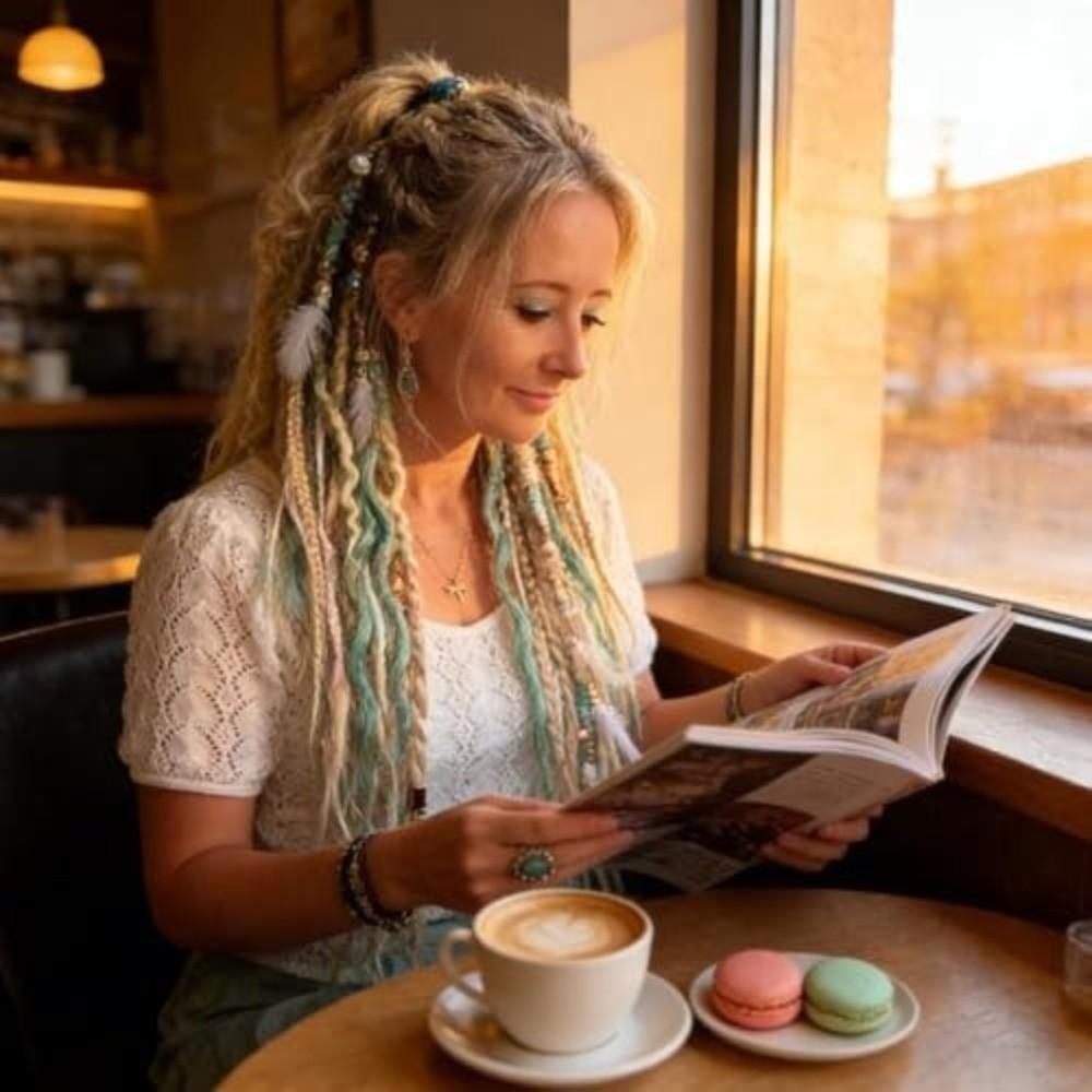 New Elastic Dread Ponytail Boho with Hair Tie Braided Ponytail Extension DIY Hair Accessories