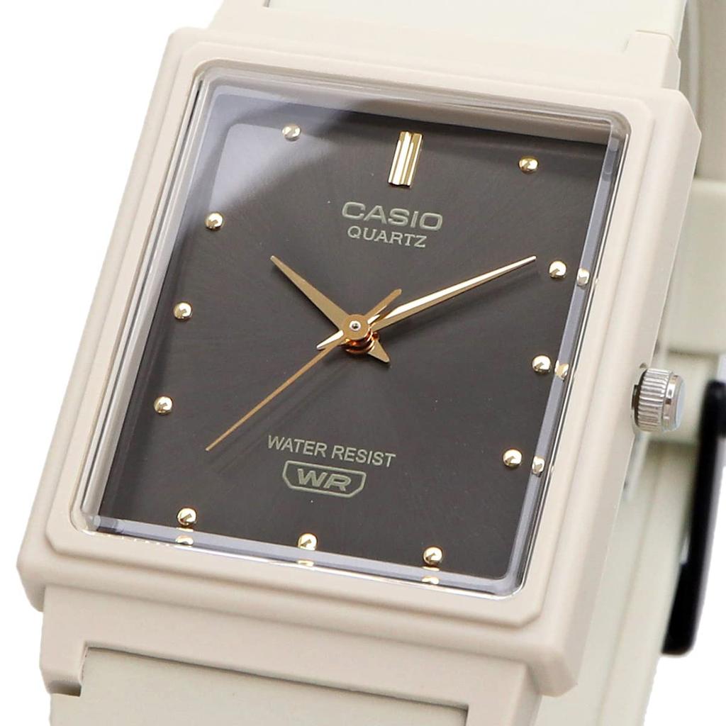 CASIO Analog Matte Urethane Rectangular Overseas Model MQ-38UC-8A Watch