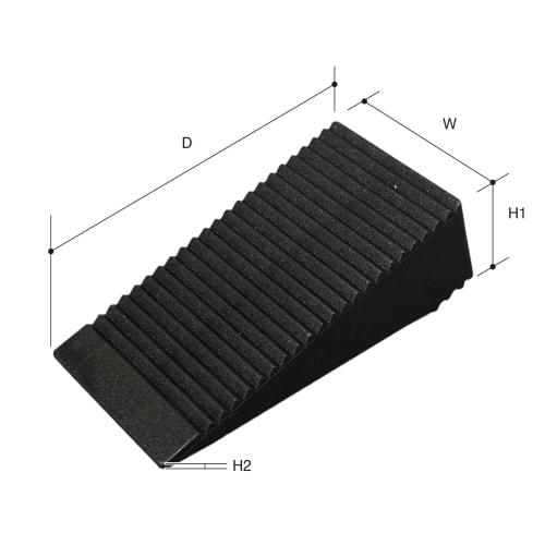 Daidohant Plastic Level Wedge (25mm W x 50mm D x 15mm H) for U-shaped Gutter Leveling and Unevenness Adjustment (daidohant) 10177411