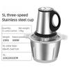 Kitchen Automatic Food Processing Device Stainless Steel Multifunctional Meat Grinder Household Electric Meat Mincer