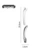 Ru Han 304 Stainless Steel Round Head BBQ Food Tongs