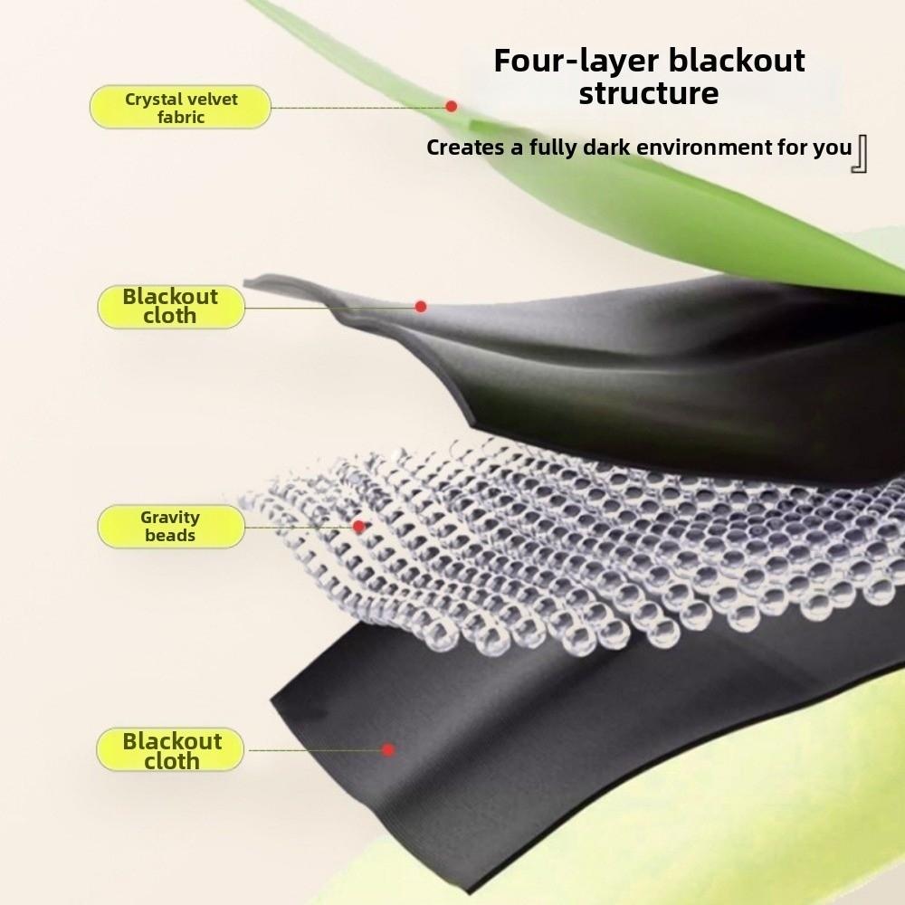 Breathable Weighted Eye Mask Light Blocking Eyepatch Sleeping Aid Gravity Sleep Mask  Gift