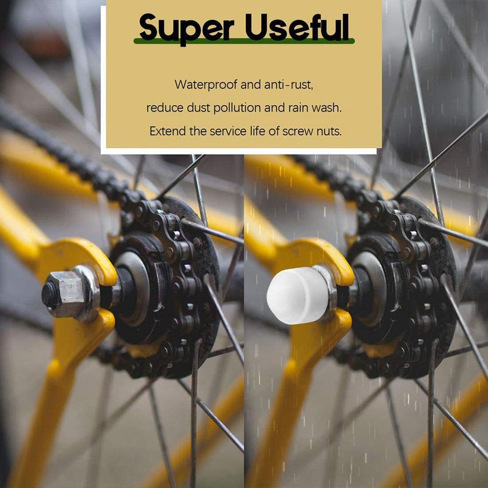 145Pcs Protecting Hexagon Screws Bolts Kit M4 M5 M6 M8 M10 M12 Hexagon Protection Caps Cover Black White Hexagon Nuts Bolt Cover