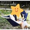 Outdoor Wind Hammock: Summer Swing, Indoor/Outdoor Tassel Hanging Net, Picnic & Camping Set