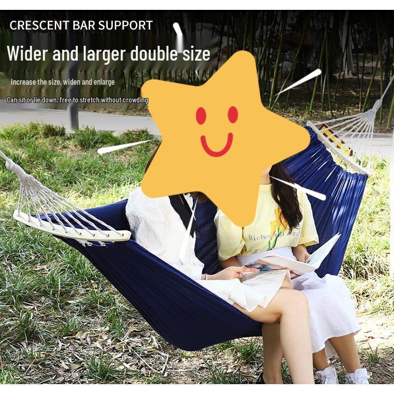 Outdoor Wind Hammock: Summer Swing, Indoor/Outdoor Tassel Hanging Net, Picnic & Camping Set