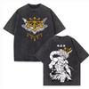 Anime JujutsuKaisen Mahoraga Cotton Tshirt Vintage Summer ONeck Shortsleeved Top Breathable and Comfortable Streetwear