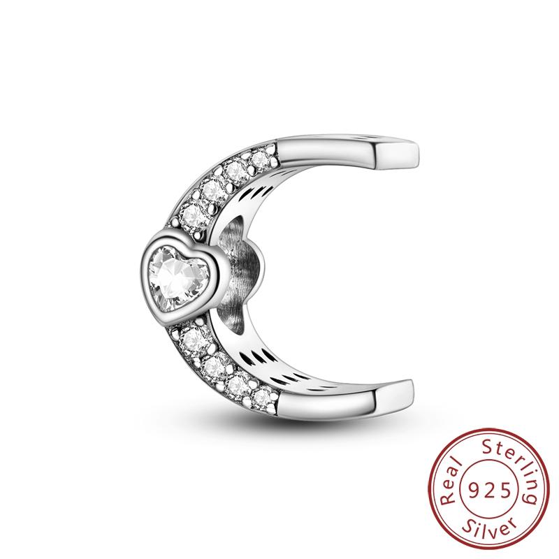 New 925 Silver Charm Beads 26 Letter Alphabet A-Z Charm Fit Original Charms Bracelet DIY Birthday Jewelry Gift Making