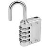 4-digit Combination Password Padlock Gym Drawer Padlock(Black)