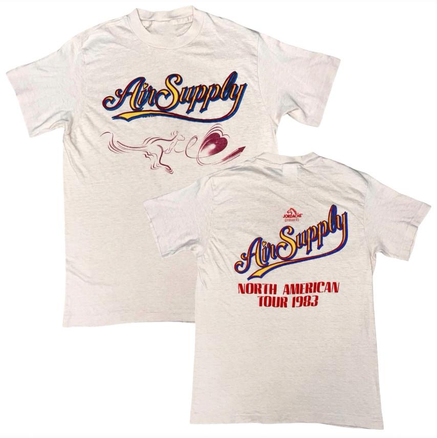 

Vintage Air Supply North American Tour White Unisex TShirt All Size BL2.980 Unisex T-Shirt L