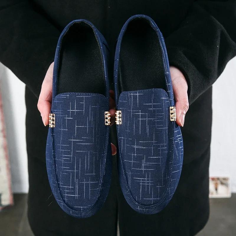 Fashion Men Casual Shoes Breathable Mens Driving Shoes Luxury Brand Men Loafers Comfort Slip-on Lightweight Lazy Shoes Moccasins