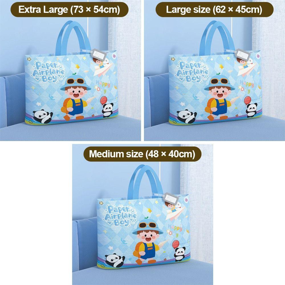 Large Capacity Kindergarten Quilt Storage Bag Oxford Cloth Clothes Packing Bag Student Use