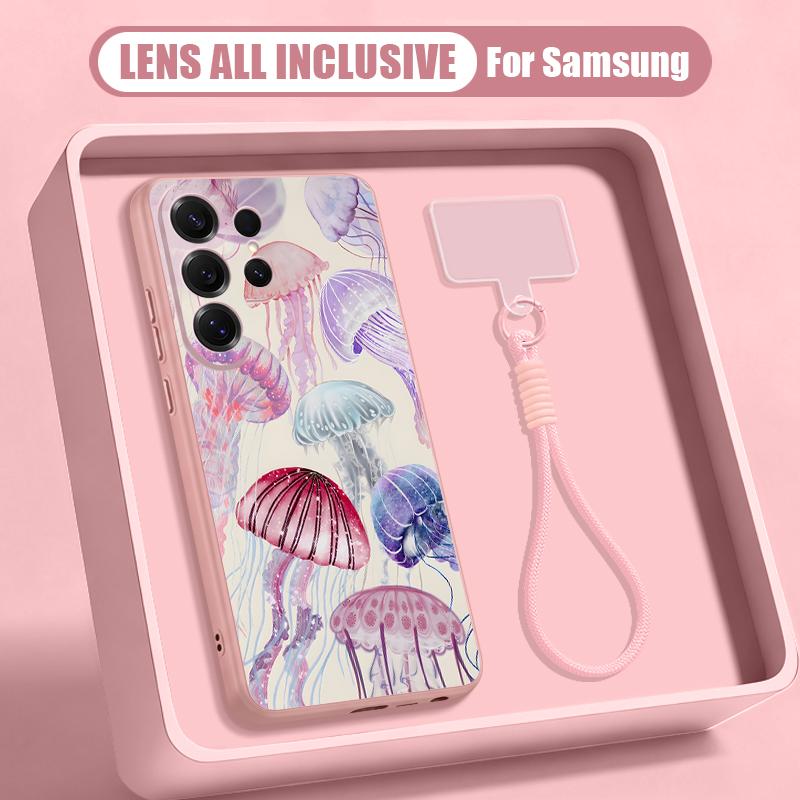 Turtle Fish Print Case For Samsung S26 Ultra S25 FE S24 S24 Plus A57 A37 A17 A56 A36 A16 A55 A35 A15 A54 5G Hybrid Magnetic Matte Cover