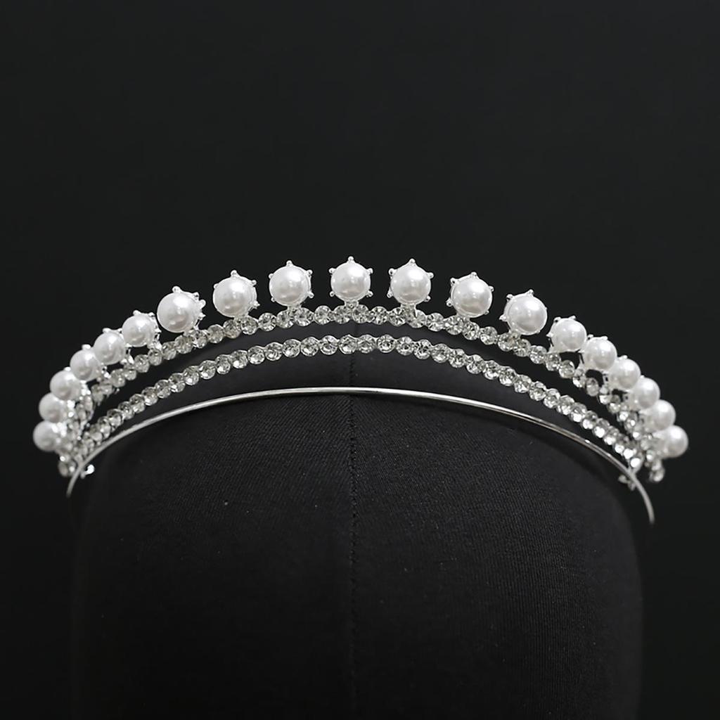 High-End Rhinestone Bridal Crown for Wedding, Birthday, Gala