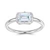 Anello Pagoda Rettangolare Taglio Moissanite in Argento Sterling S925 Moda Donna Gioielli Minimalisti Vendita Calda Transfrontaliera